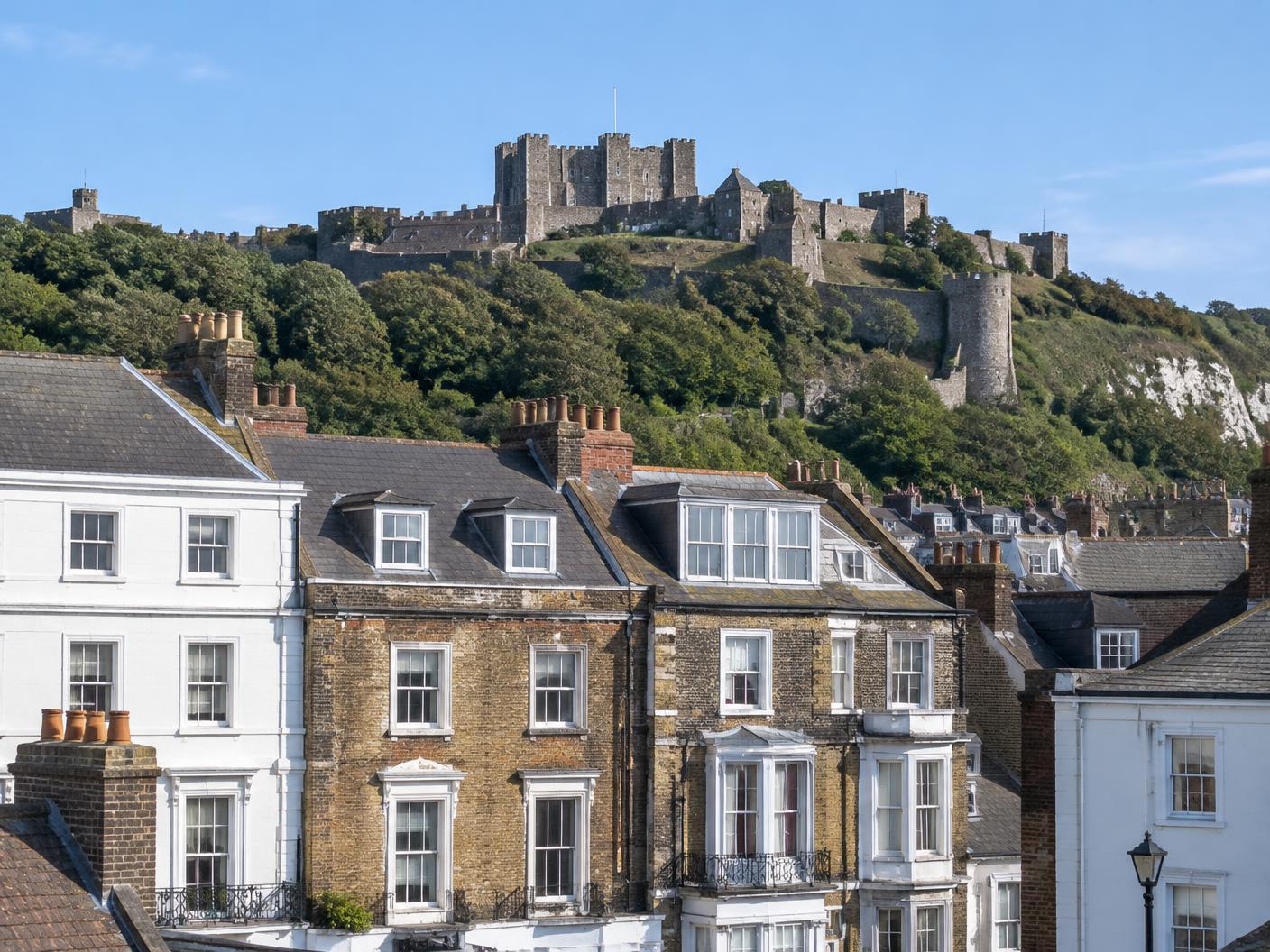 Dover, with the castle above